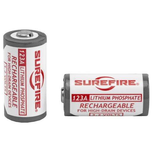 [SFSFLFP123] SUREFIRE LFP 123A RECHARGE BATT 2PK