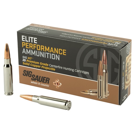 [SGE308H1] SIG AMMO 308WIN 150GR ELT HNT 20/200