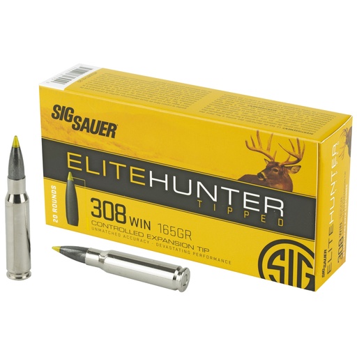 [SGE308TH2-20] SIG AMMO 308WIN 165GR ETH 20/200