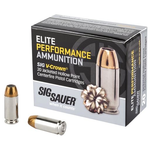 [SGE40SW1] SIG AMMO 40SW 165GR JHP 20/200