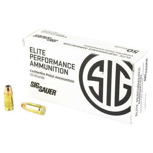 [SGE9MMJHP124-50] SIG AMMO 9MM 124GR JHP 50/1000