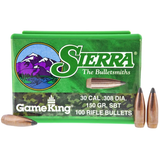 [SIER2125] SIERRA GAMEKING .308 150GR 100CT