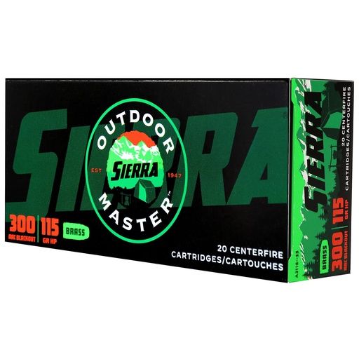 [SIERA2116-33] SIERRA OTDMST 300BLK 115GR HP 20/200