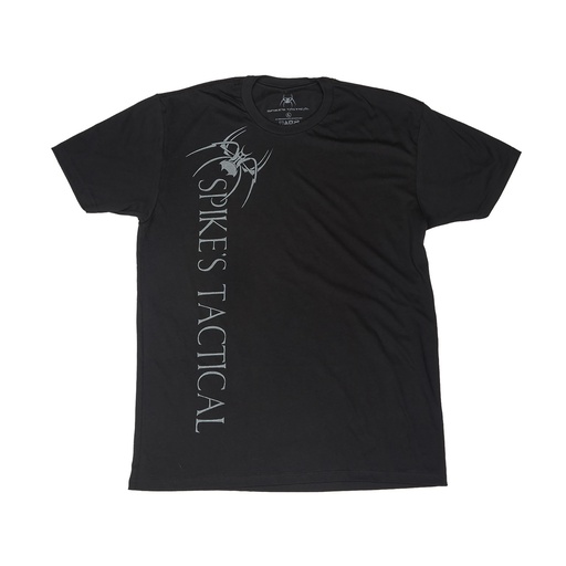 [SPKSGT1069-XL] SPIKE'S TSHIRT ST LOGO W/SPDR BLK XL