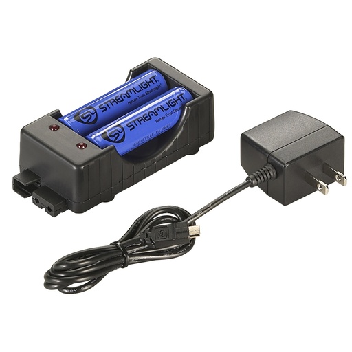 [STL22011] STRMLGHT 18650 CHARGER KIT 120V W/BA