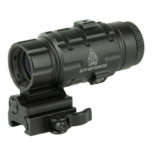 [UTGSCP-MF3WEQS] UTG 3X MAGNIFIER W/FTS QD MNT