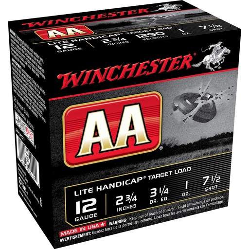 [WNAAHLA127] WIN AA LITE HC 12GA 2.75 #7.5 25/250