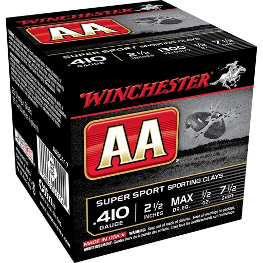 [WNAASC417] WIN AA SPRSPT 410GA 2.5" #7.5 25/250