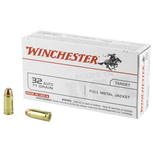 [WNQ4255BX] WIN USA 32ACP 71GR FMJ 50/500