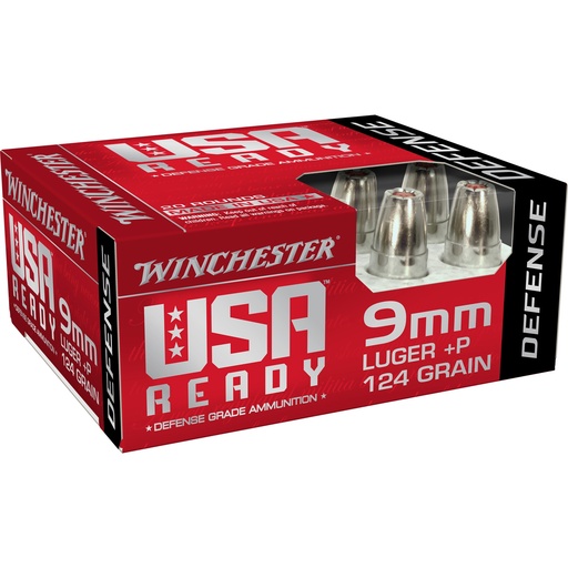 [WNRED9HP] WIN 9MM LUGER +P 124GR HX HP 20/200