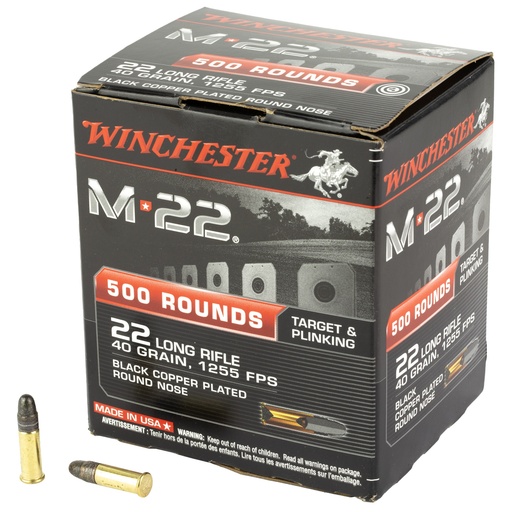 [WNS22LRT] WIN M-22 22LR 40GR CPRN 500/2000