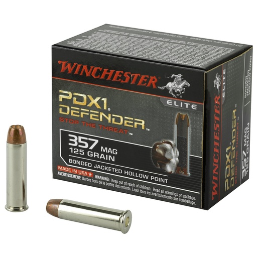 [WNS357MPDB] WIN DEFENDER 357MAG 125GR JHP 20/200