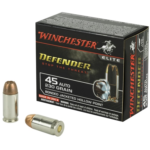 [WNS45PDB] WIN DEFENDER 45ACP 230GR JHP 20/200