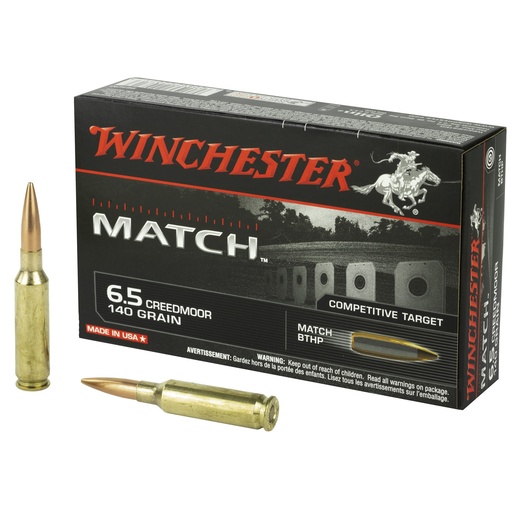 [WNS65CM] WIN MATCH 6.5 CREEDMOOR BTHP 20/200