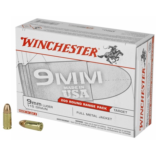 [WNUSA9WY] WIN USA 9MM 115GR FMJ 200/1000