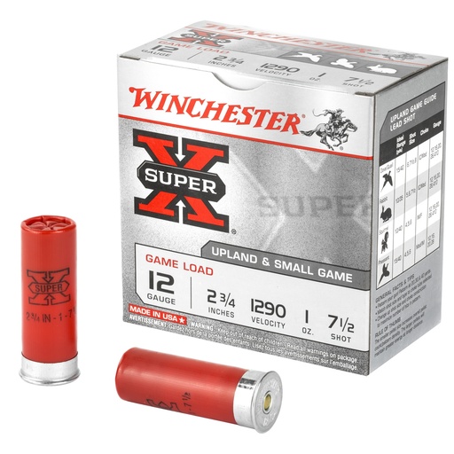 [WNXU127BX] WIN SPRX 12GA 2.75" #7.5 25/250