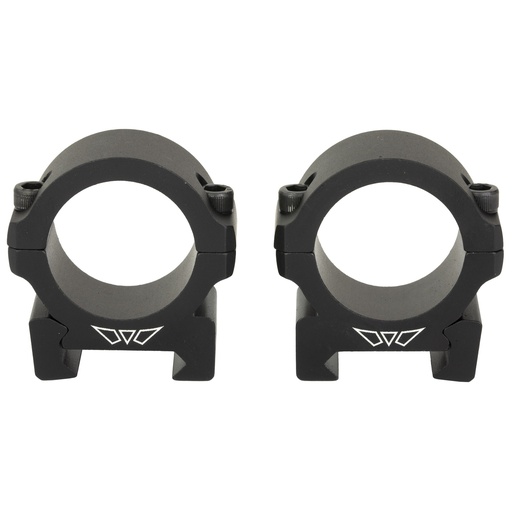 [WRV613M] WARNE VAPOR HORIZ 30MM RINGS LOW